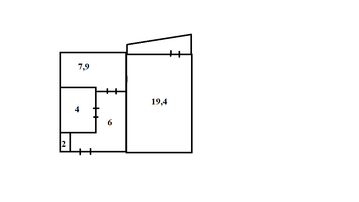 1-комнатная 37.3 м2 в ЖК undefined корпус undefined этаж null