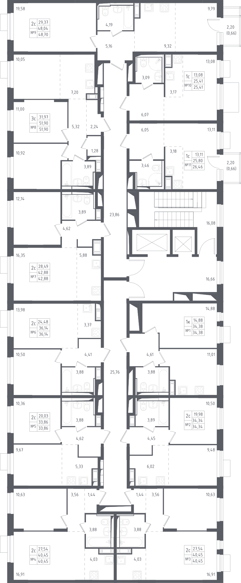 План этажаСтудия34.3 м2 в ЖК Пятницкие Луга корпус Юрлово, 1 очередь, Корпус 1.2 этаж 10