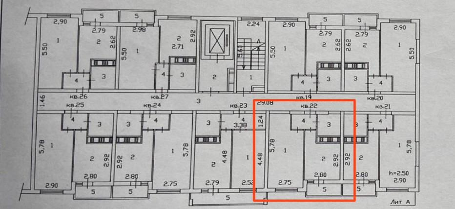 1-комнатная 30 м2 в ЖК undefined корпус null этаж 3
