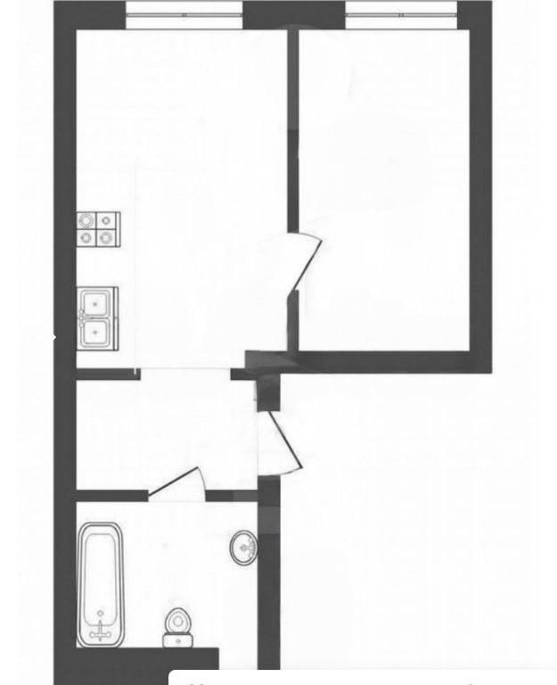 1-комнатная 25 м2 в ЖК undefined корпус null этаж 21