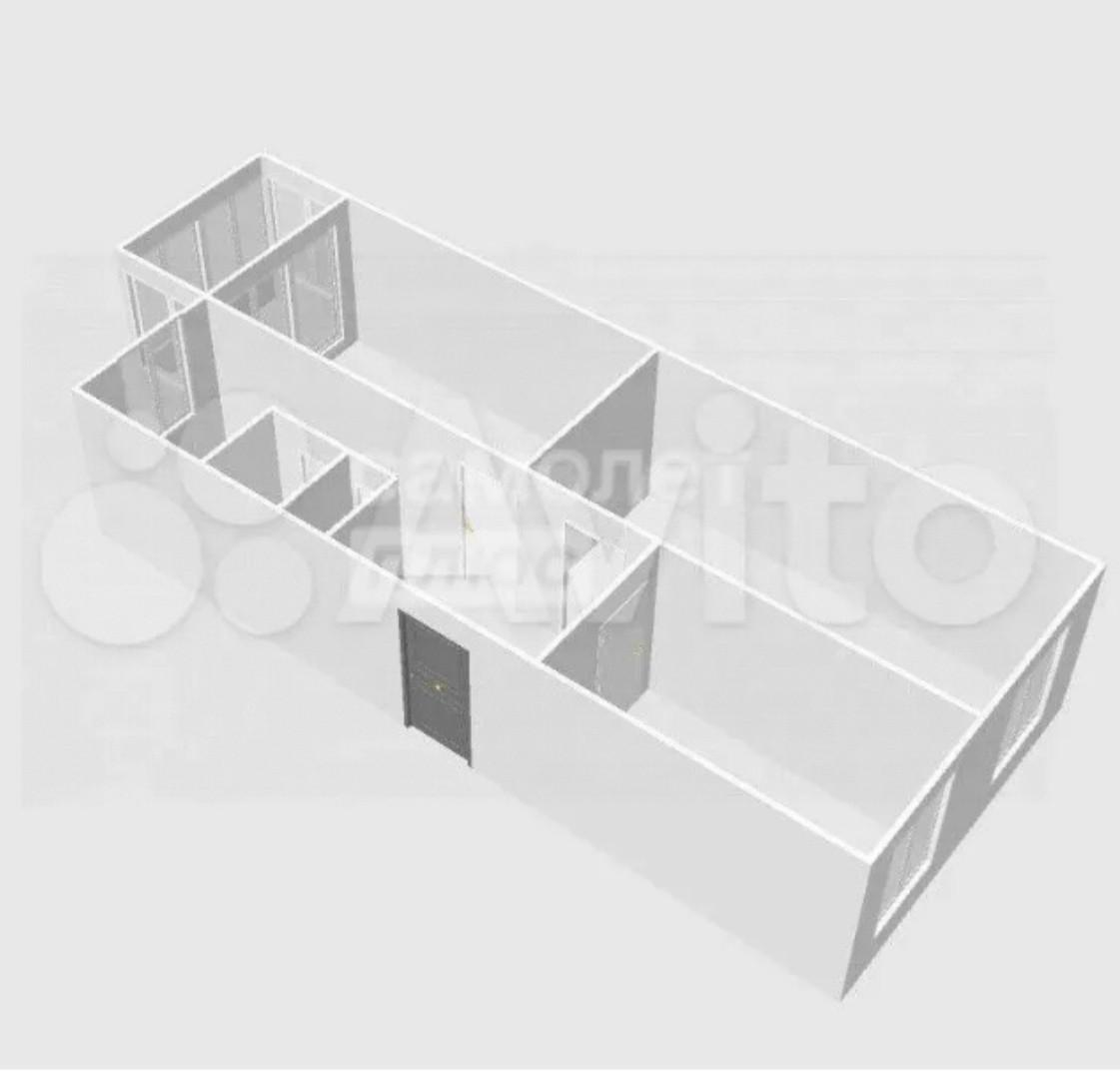 3-комнатная 61 м2 в ЖК undefined корпус null этаж 5