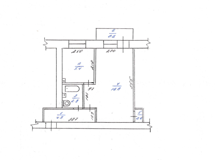1-комнатная 30.4 м2 в ЖК undefined корпус null этаж 4