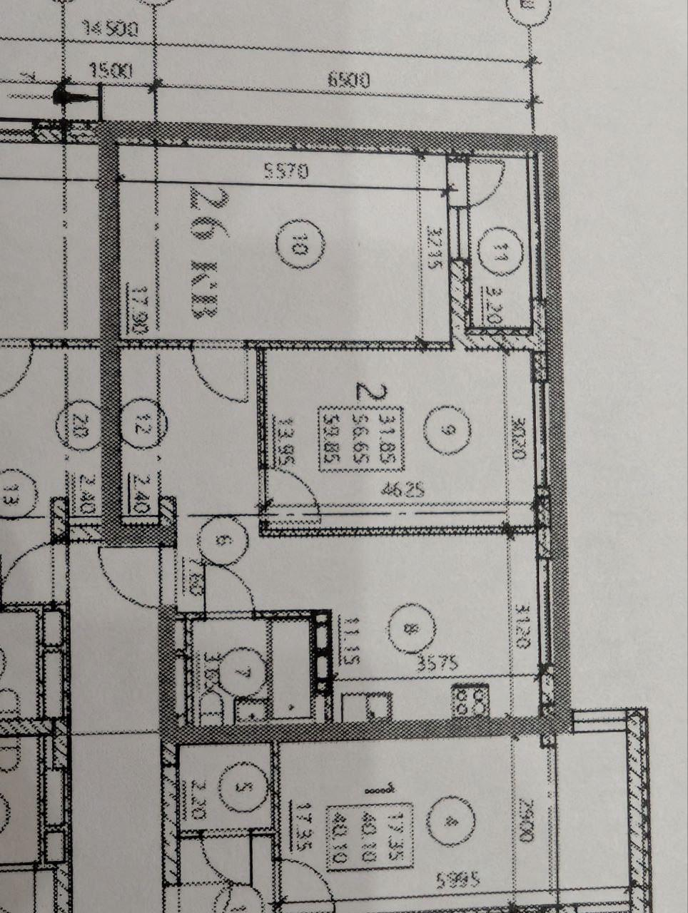 2-комнатная 59.9 м2 в ЖК undefined корпус null этаж 4