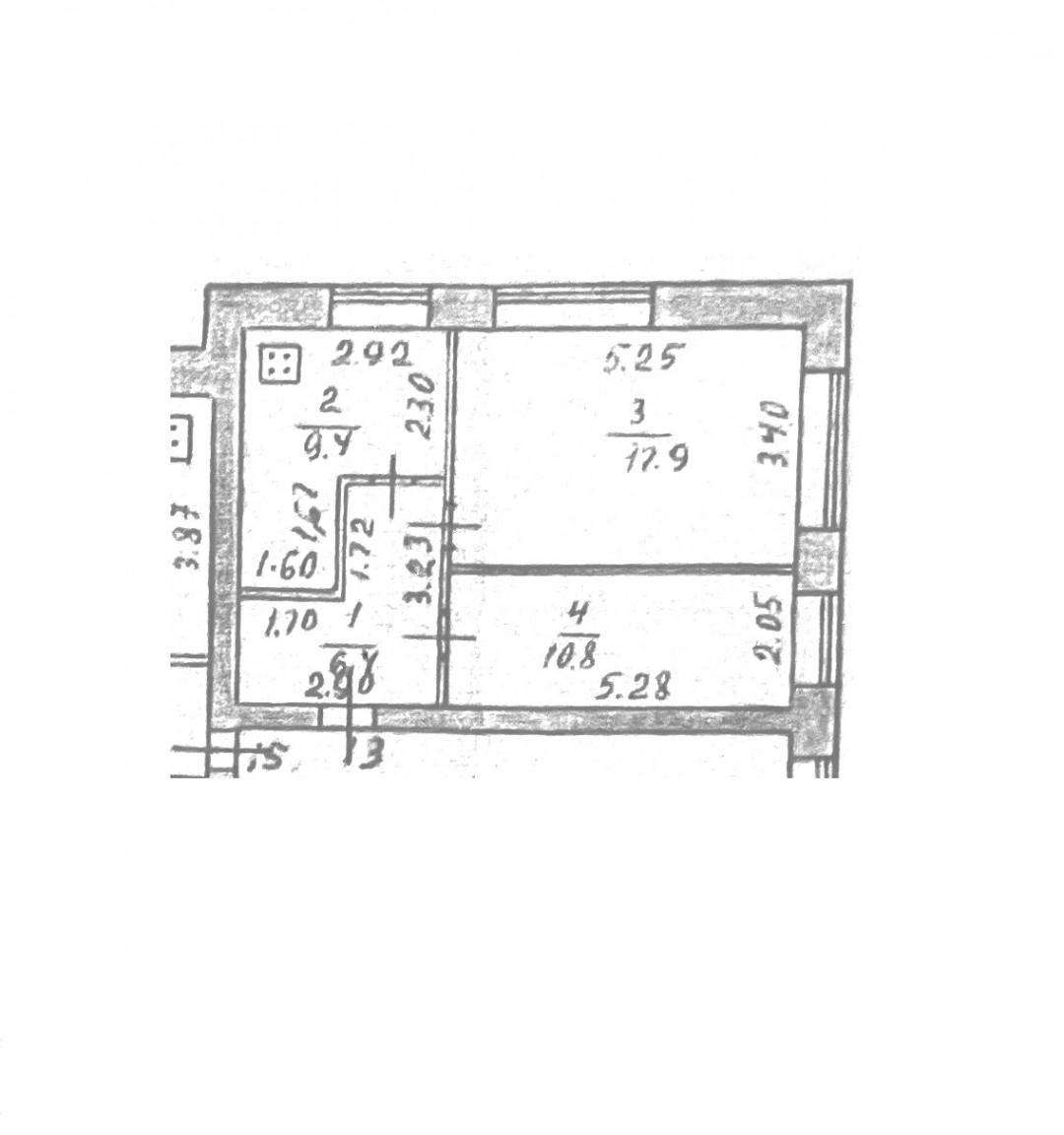 2-комнатная 44.5 м2 в ЖК undefined корпус null этаж 2