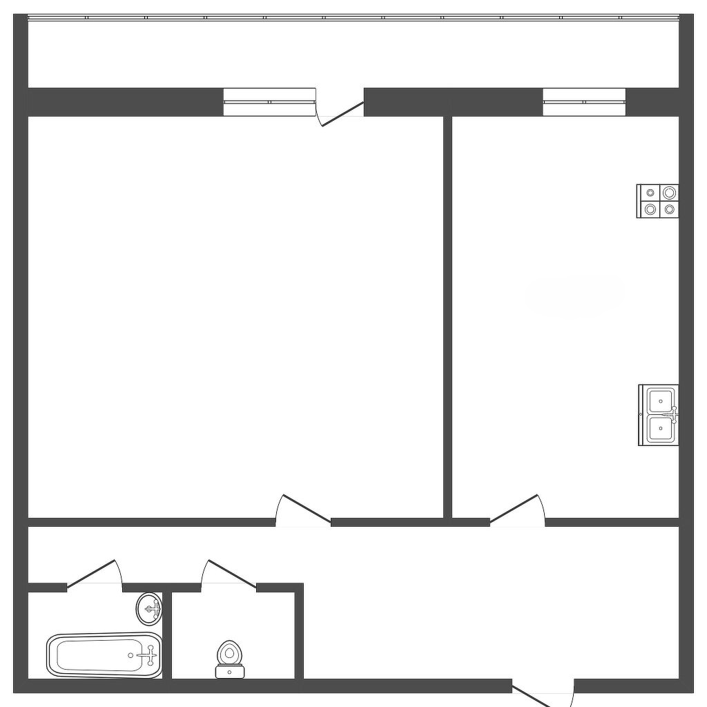 1-комнатная 42 м2 в ЖК undefined корпус null этаж 10