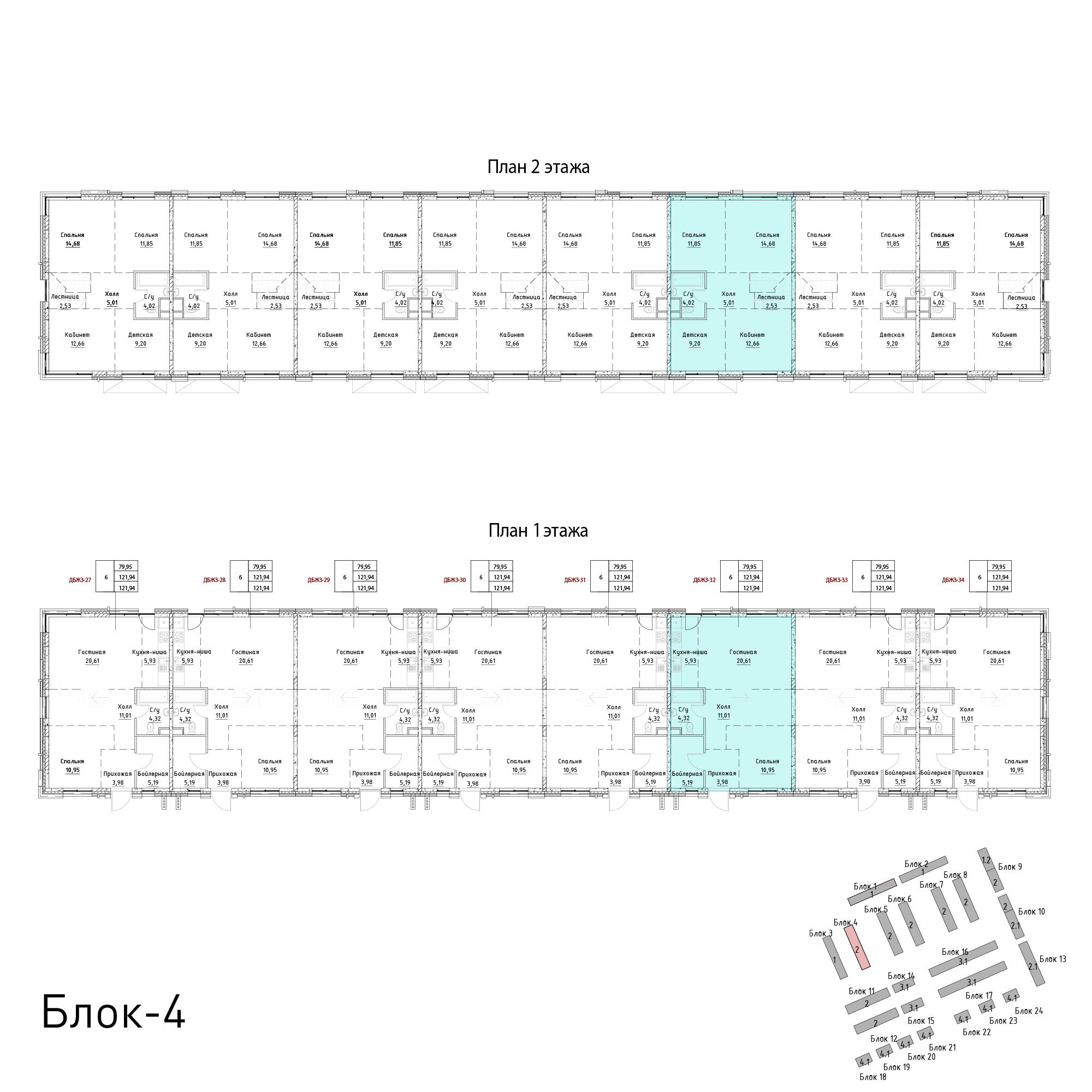 6-комнатная 121 м2 в ЖК Эко Усадьба Троицкое корпус null этаж 1