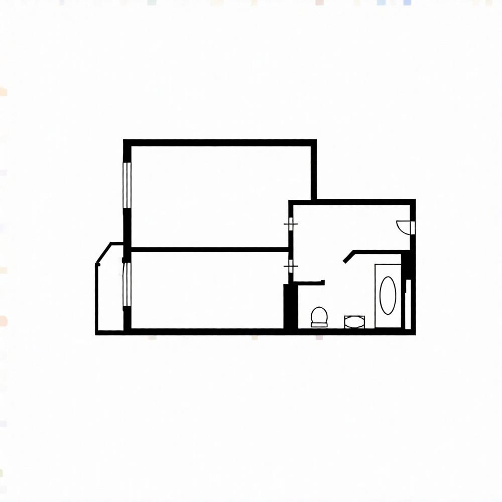 1-комнатная 42.2 м2 в ЖК undefined корпус null этаж 14