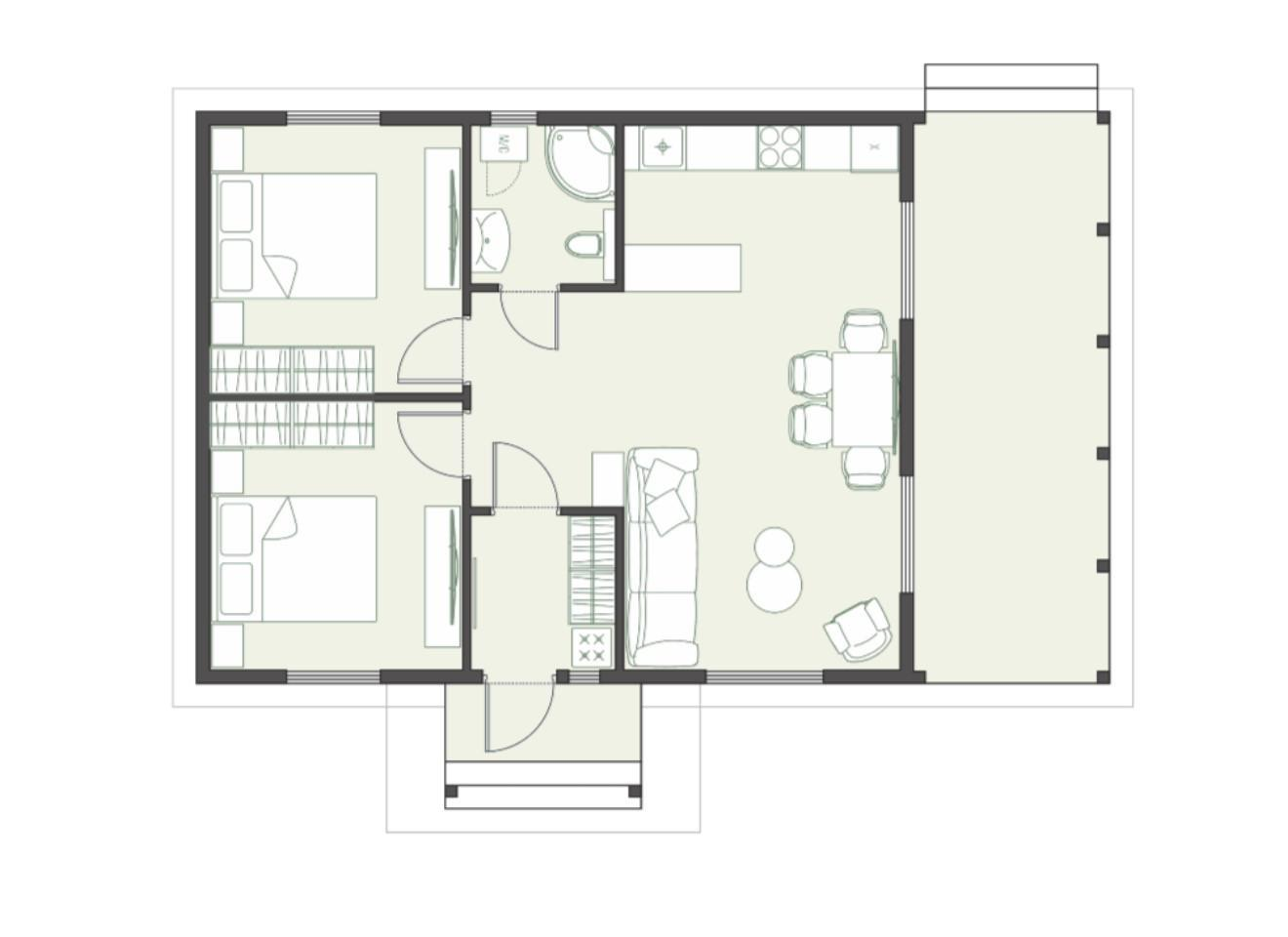 2-комнатная 83 м2 в ЖК undefined корпус null этаж null