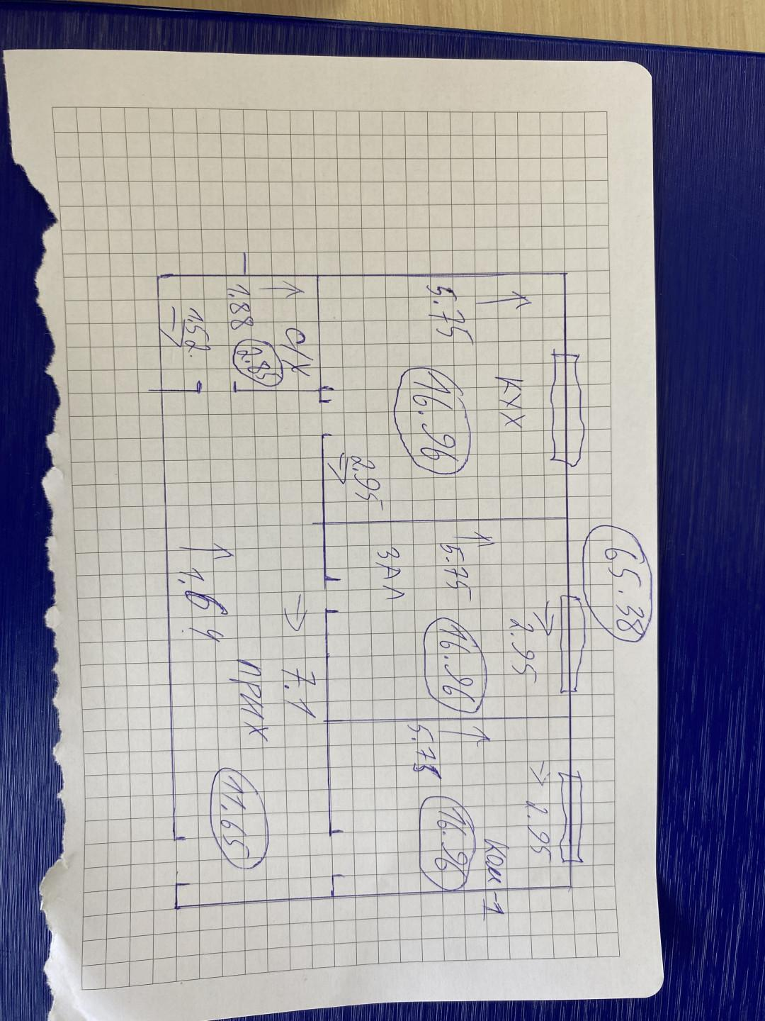 2-комнатная 65.4 м2 в ЖК undefined корпус null этаж 10