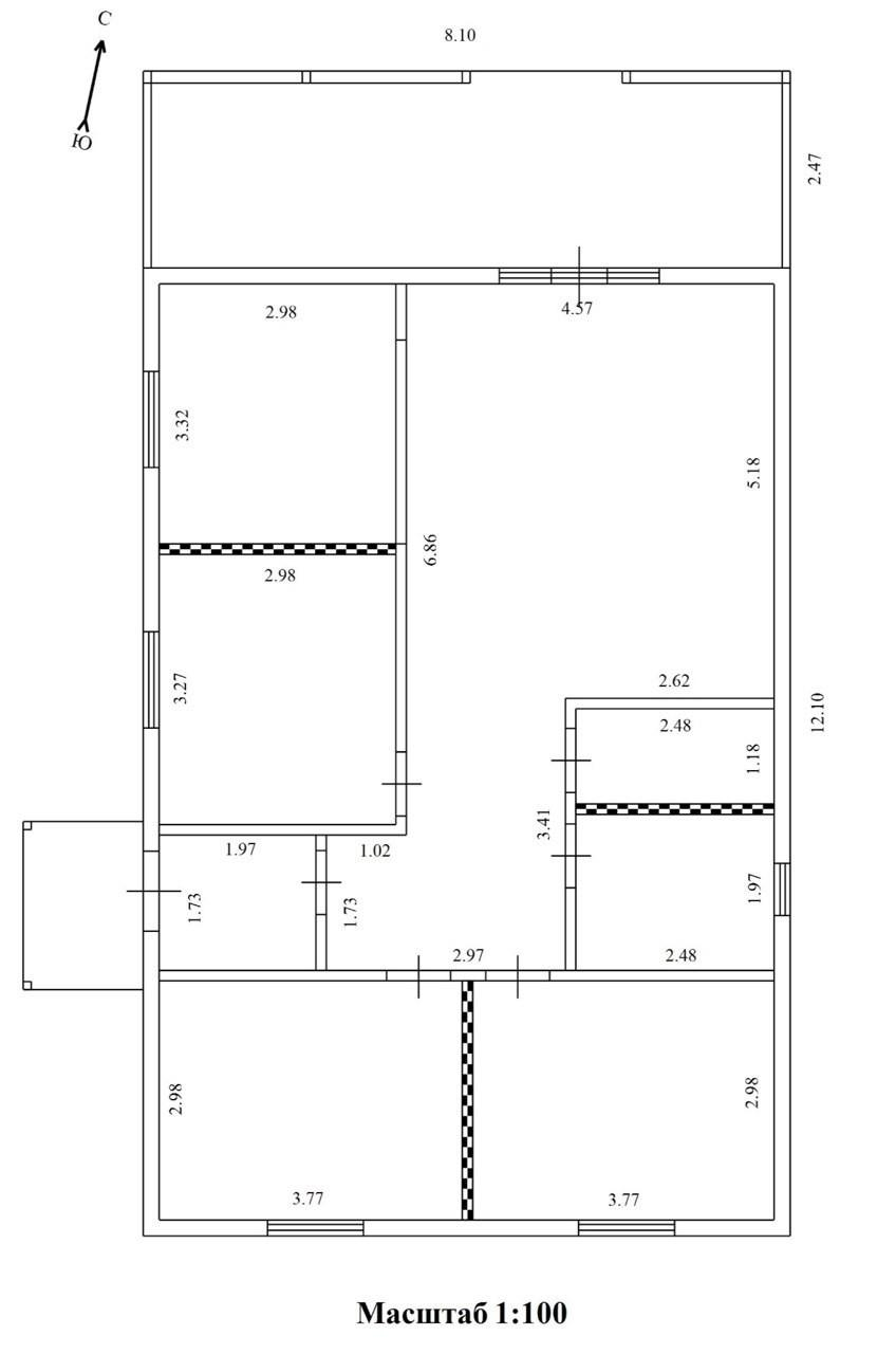 3-комнатная 106 м2 в ЖК undefined корпус null этаж null