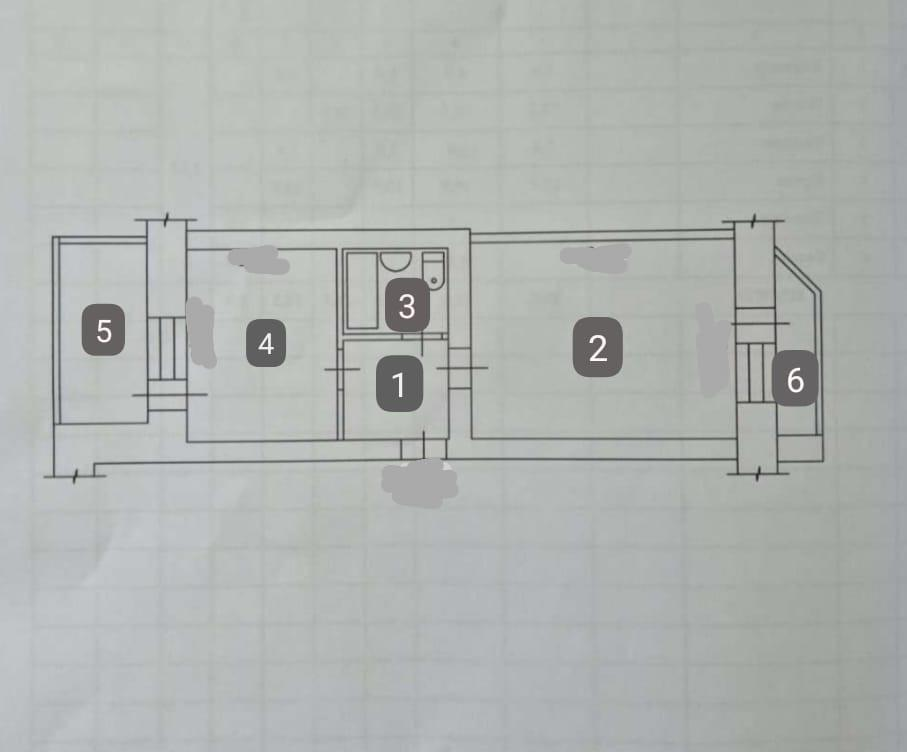 1-комнатная 42 м2 в ЖК undefined корпус null этаж 9
