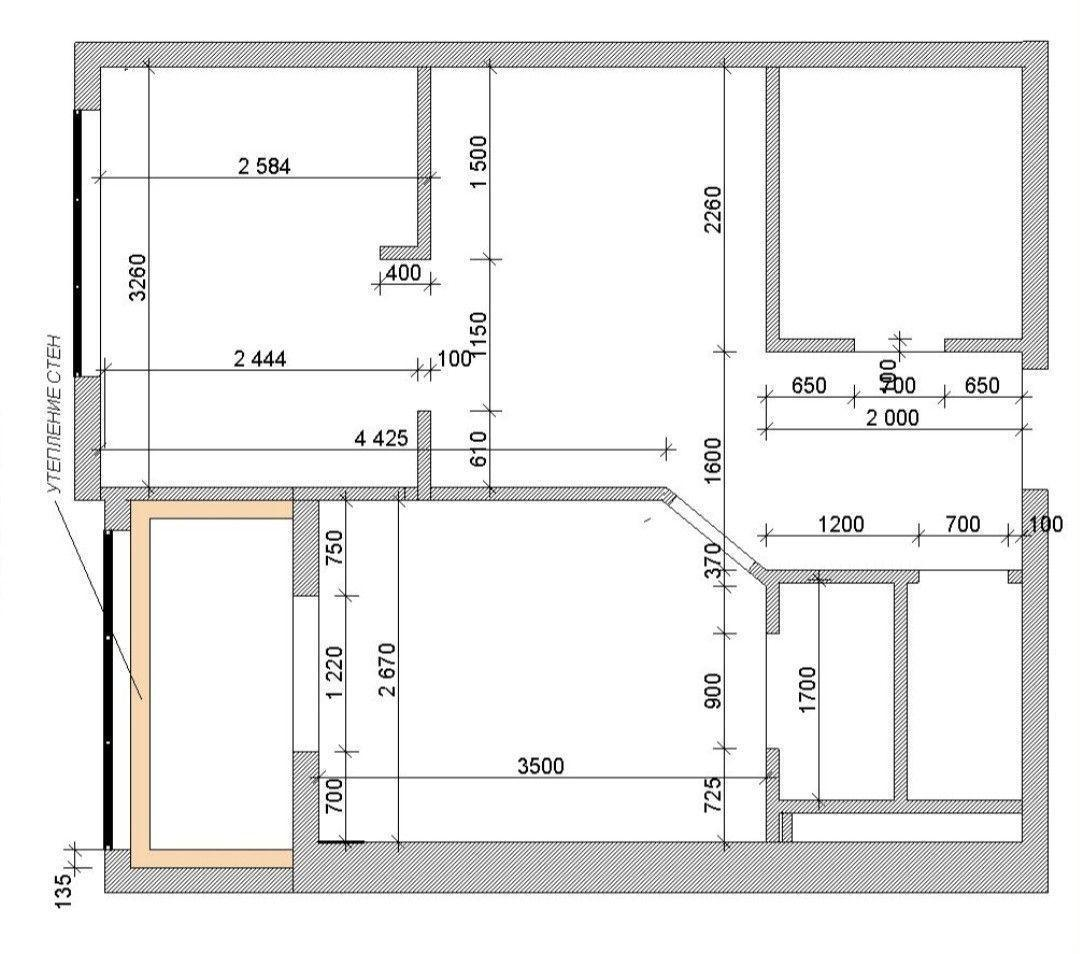 2-комнатная 37.4 м2 в ЖК undefined корпус null этаж 6