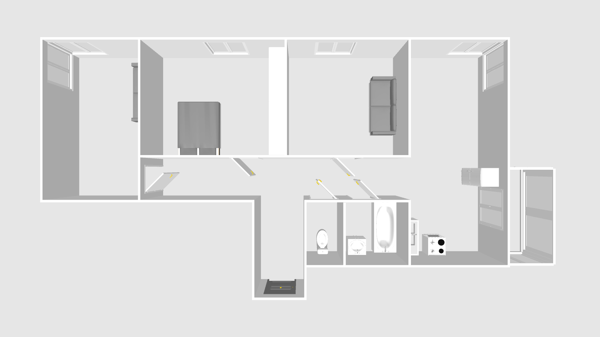 3-комнатная 70 м2 в ЖК undefined корпус null этаж 3