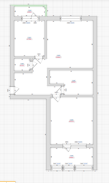 2-комнатная 74.7 м2 в ЖК undefined корпус null этаж 9