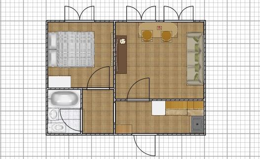 2-комнатная 41.6 м2 в ЖК undefined корпус null этаж 5