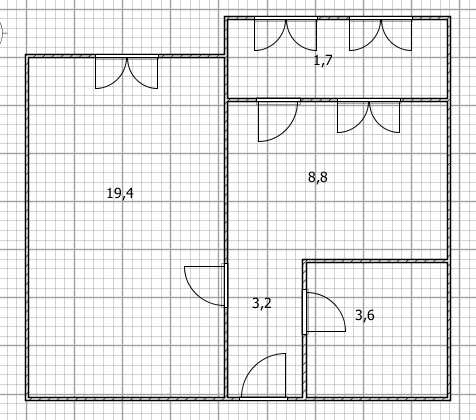 1-комнатная 35 м2 в ЖК undefined корпус null этаж 7