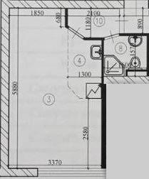 Студия 22.4 м2 в ЖК undefined корпус null этаж 9