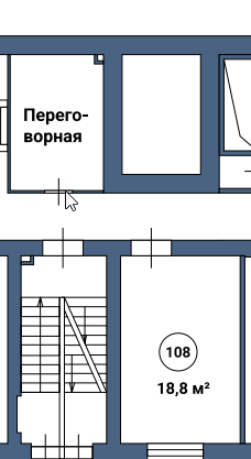Студия 18.8 м2 в ЖК undefined корпус null этаж null