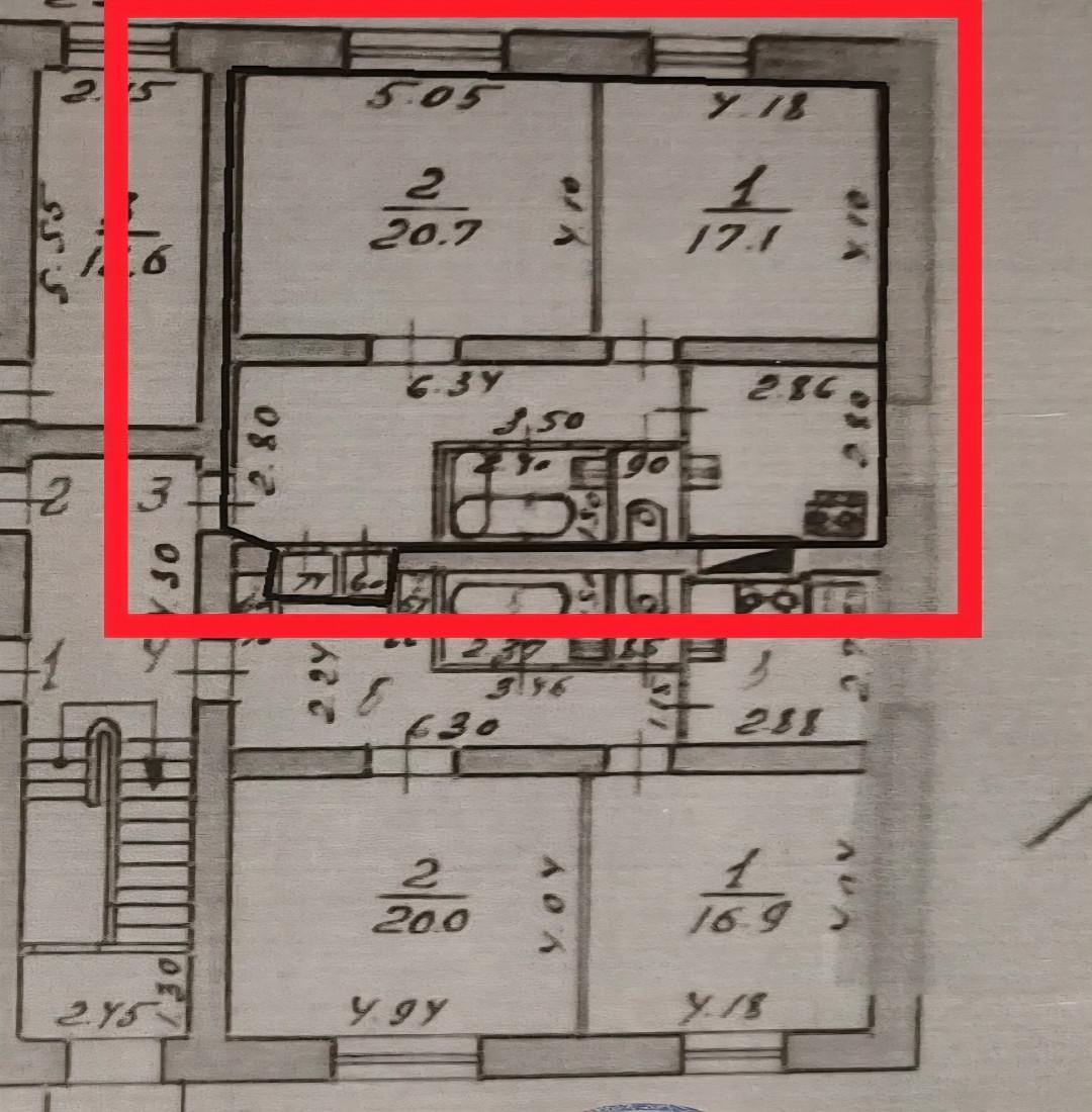 2-комнатная 63.6 м2 в ЖК undefined корпус null этаж 1