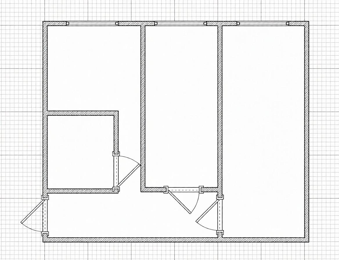 2-комнатная 38.7 м2 в ЖК undefined корпус null этаж 1