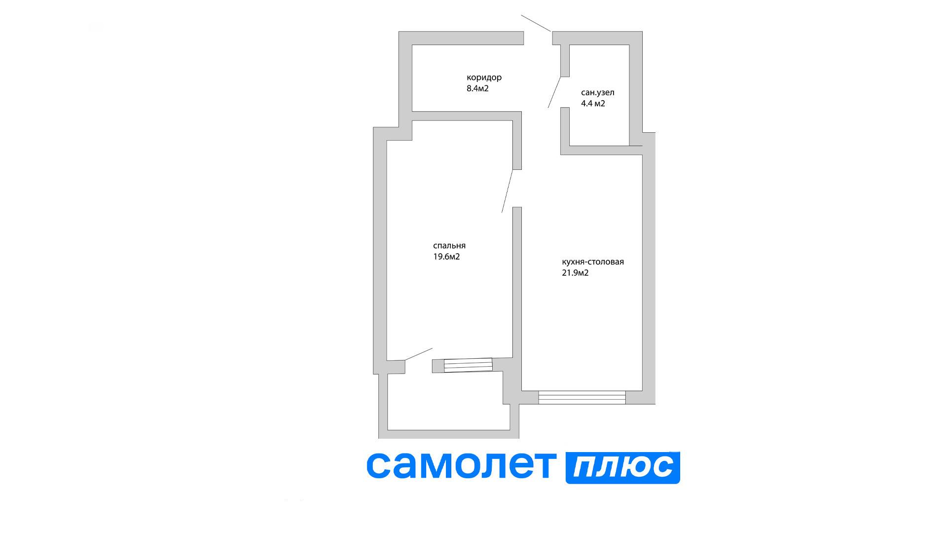 2-комнатная 60.4 м2 в ЖК undefined корпус null этаж 9