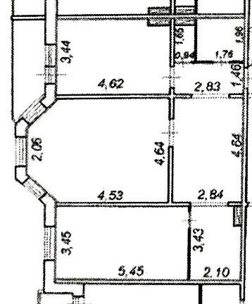 2-комнатная 88.9 м2 в ЖК undefined корпус null этаж 8