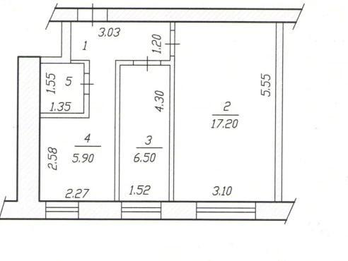 2-комнатная 36.7 м2 в ЖК undefined корпус null этаж 2
