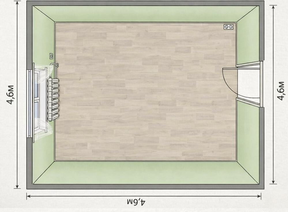 1-комнатная 21 м2 в ЖК undefined корпус null этаж 5