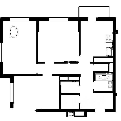 3-комнатная 80 м2 в ЖК undefined корпус null этаж 6