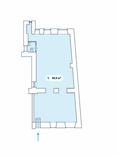 Студия 97 м2 в ЖК undefined корпус null этаж null