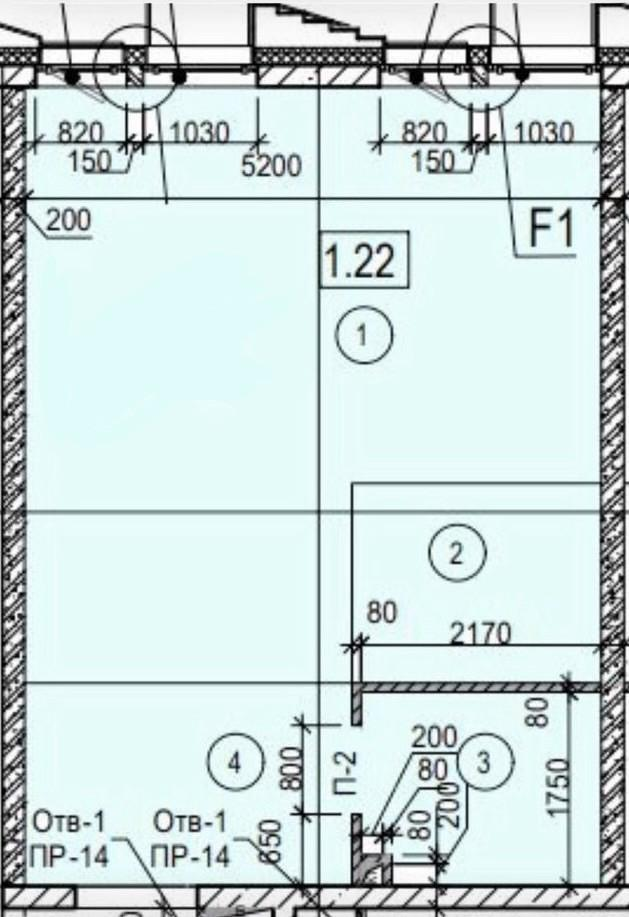 1-комнатная 37.3 м2 в ЖК undefined корпус null этаж 15