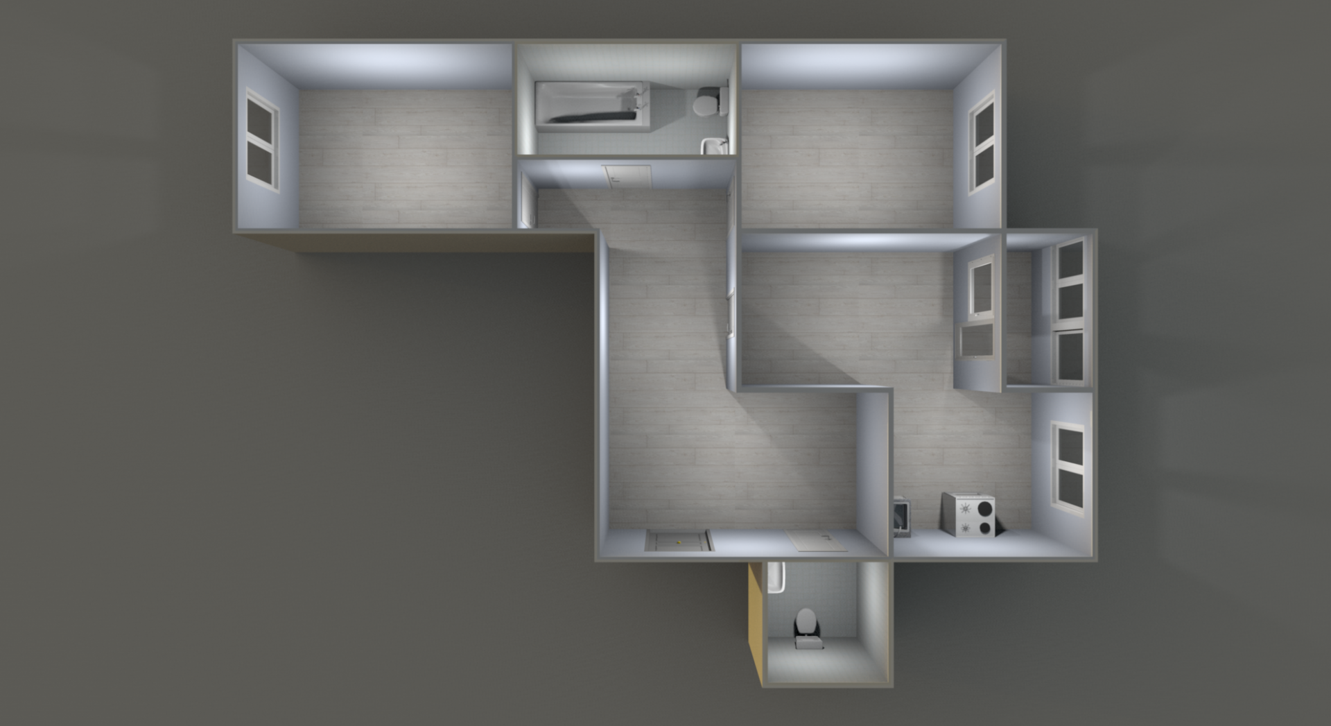 2-комнатная 70.6 м2 в ЖК undefined корпус null этаж 15