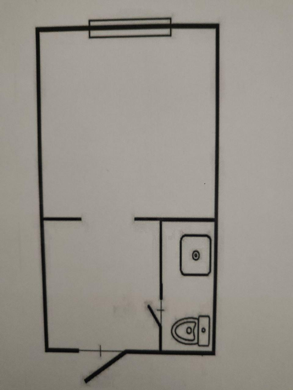 1-комнатная 12.6 м2 в ЖК undefined корпус null этаж 3