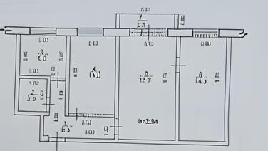 3-комнатная 59 м2 в ЖК undefined корпус null этаж 4