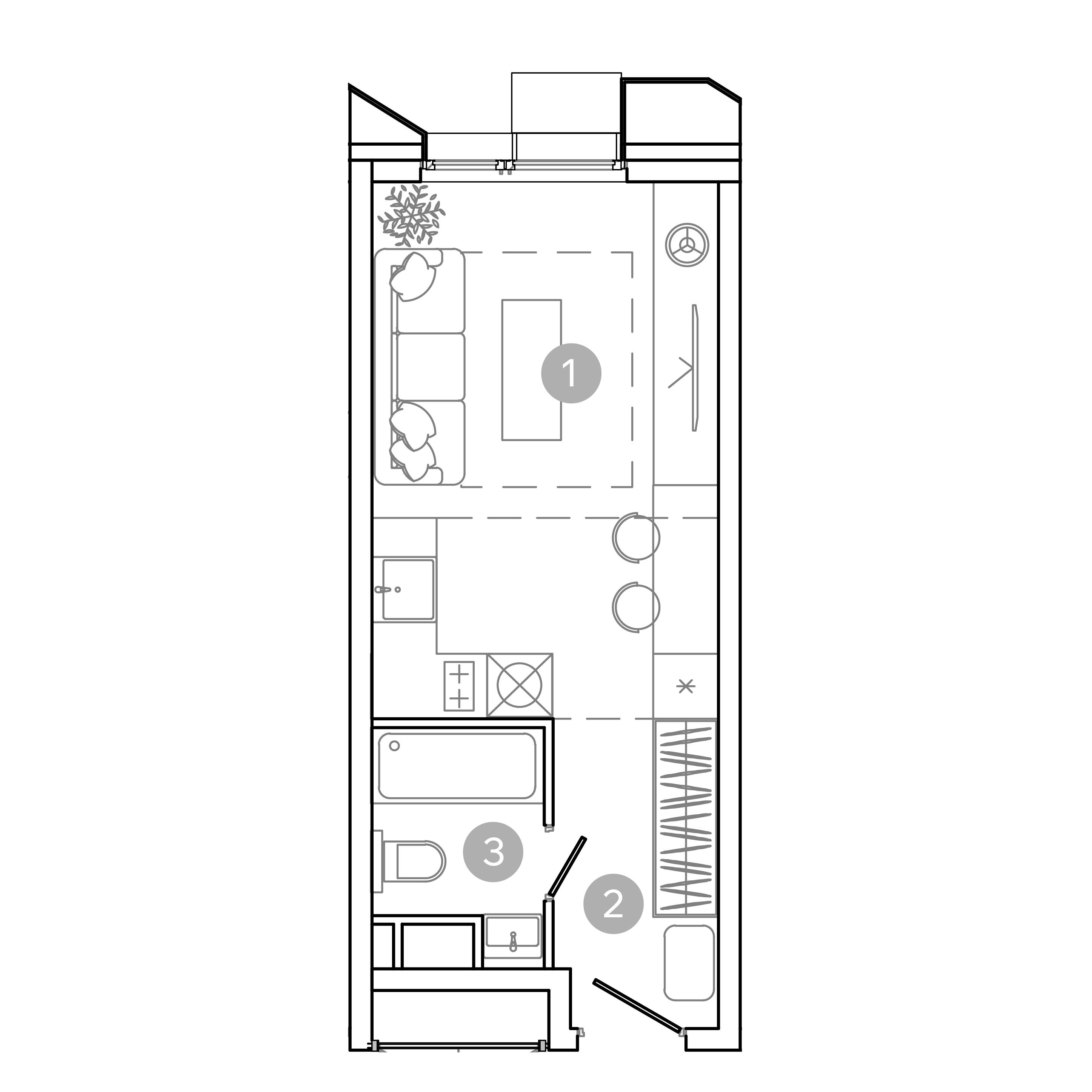 Студия 23 м2 в ЖК UNO.Соколиная гора корпус null этаж 13