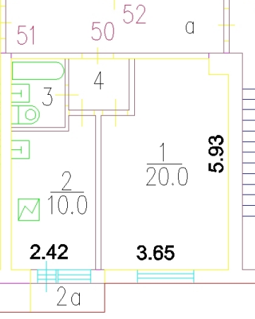 1-комнатная 35.3 м2 в ЖК undefined корпус null этаж 8
