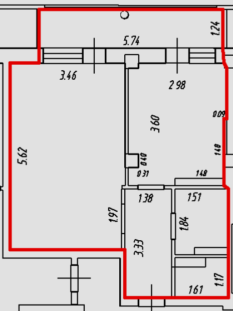 1-комнатная 38 м2 в ЖК undefined корпус null этаж 5