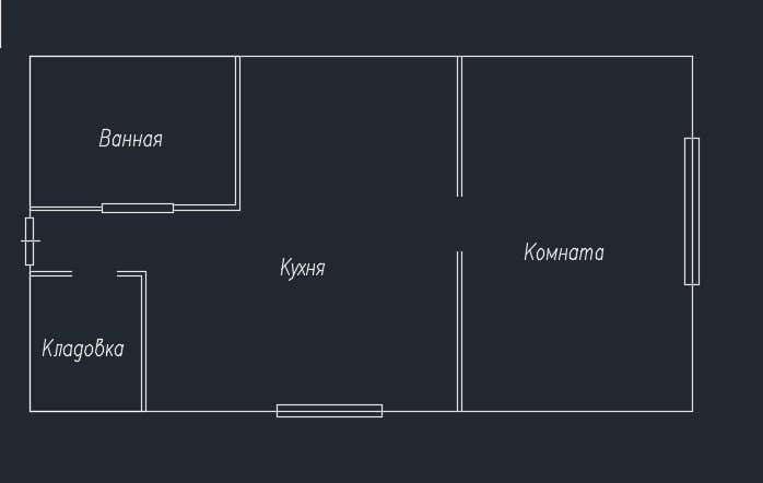 Студия 23.5 м2 в ЖК undefined корпус null этаж 5