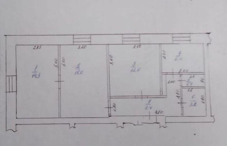 3-комнатная 61 м2 в ЖК undefined корпус null этаж 2