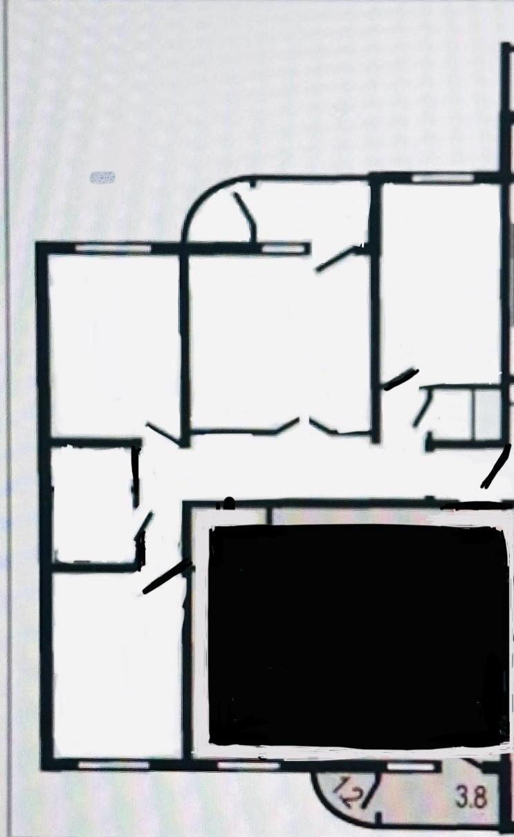 3-комнатная 75.9 м2 в ЖК undefined корпус null этаж 9