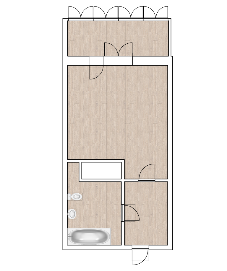 Студия 19.6 м2 в ЖК undefined корпус null этаж 13