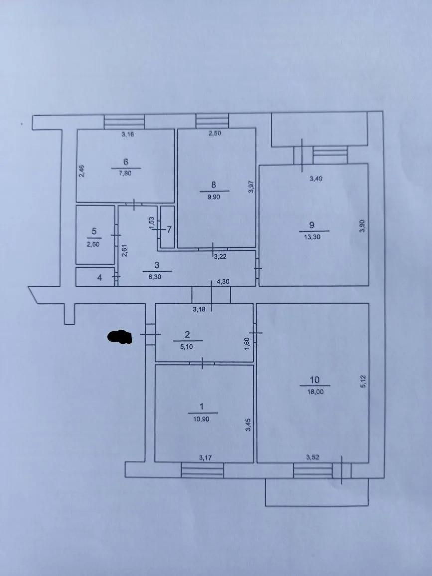 4-комнатная 76 м2 в ЖК undefined корпус null этаж 2
