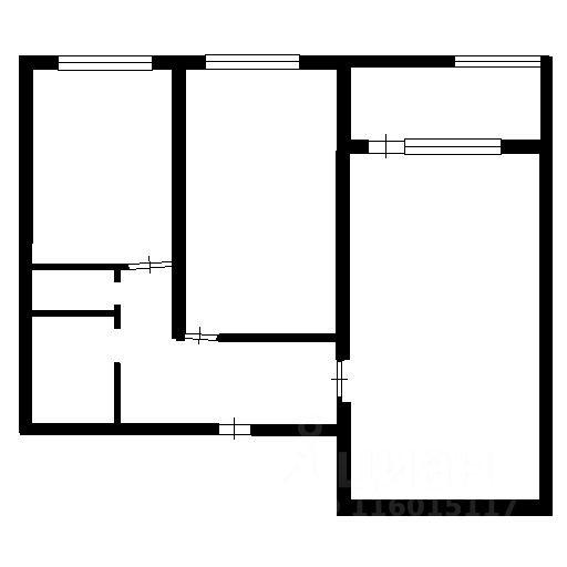 2-комнатная 44.1 м2 в ЖК undefined корпус null этаж 5