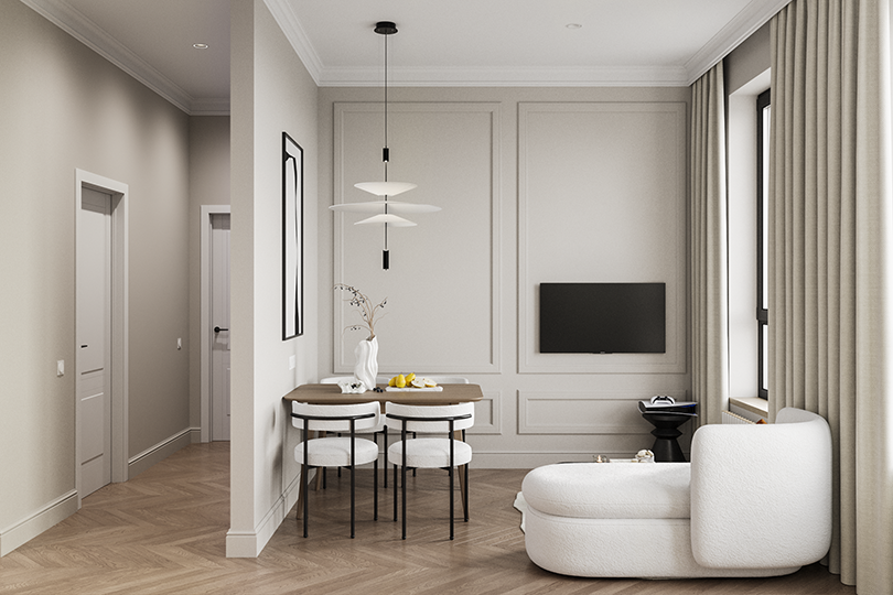 Студия 59 м2 в ЖК Artel / Электрозаводская, 60 / Candles корпус null этаж 3