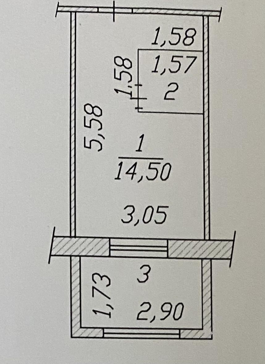 Студия 22 м2 в ЖК undefined корпус null этаж 1