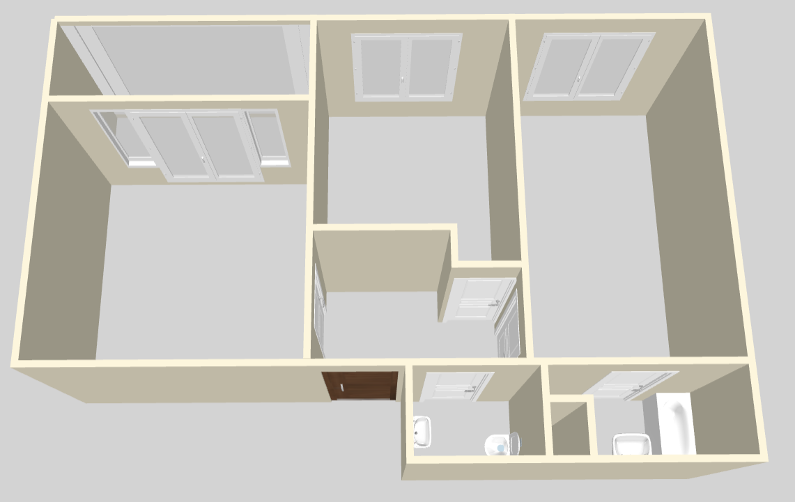 2-комнатная 69.4 м2 в ЖК undefined корпус null этаж 9