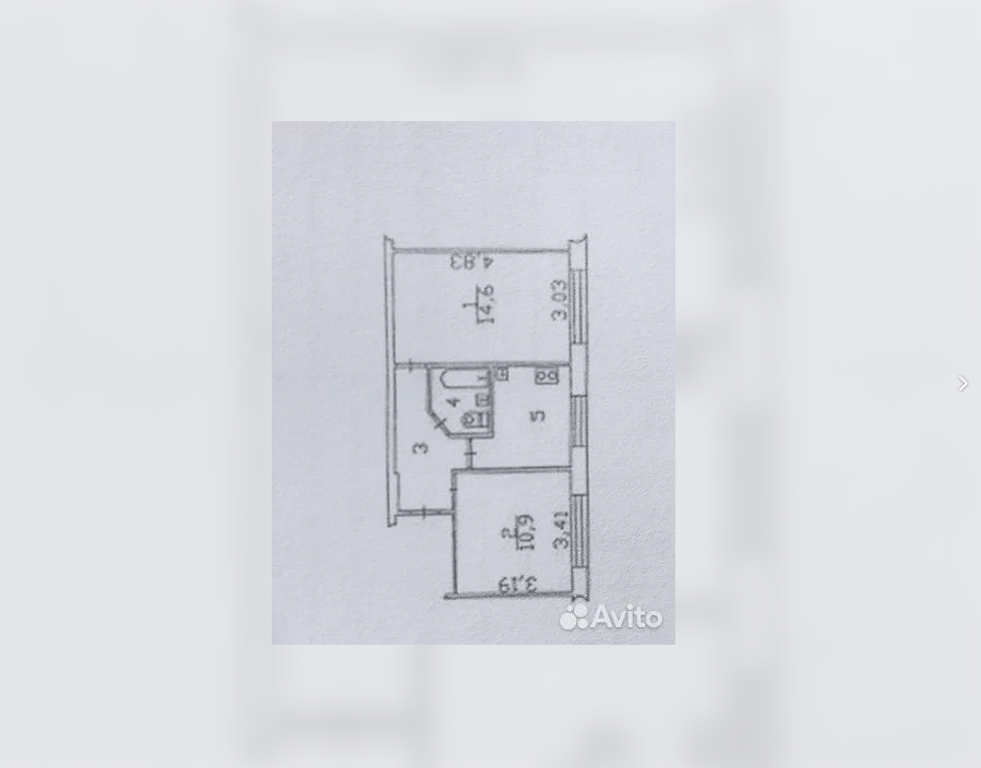 2-комнатная 40.2 м2 в ЖК undefined корпус null этаж 3