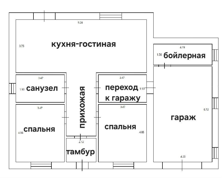 3-комнатная 128.9 м2 в ЖК undefined корпус null этаж null