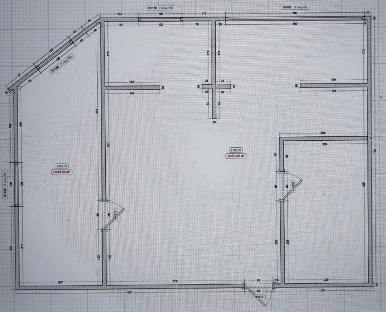 2-комнатная 59.2 м2 в ЖК undefined корпус null этаж 13
