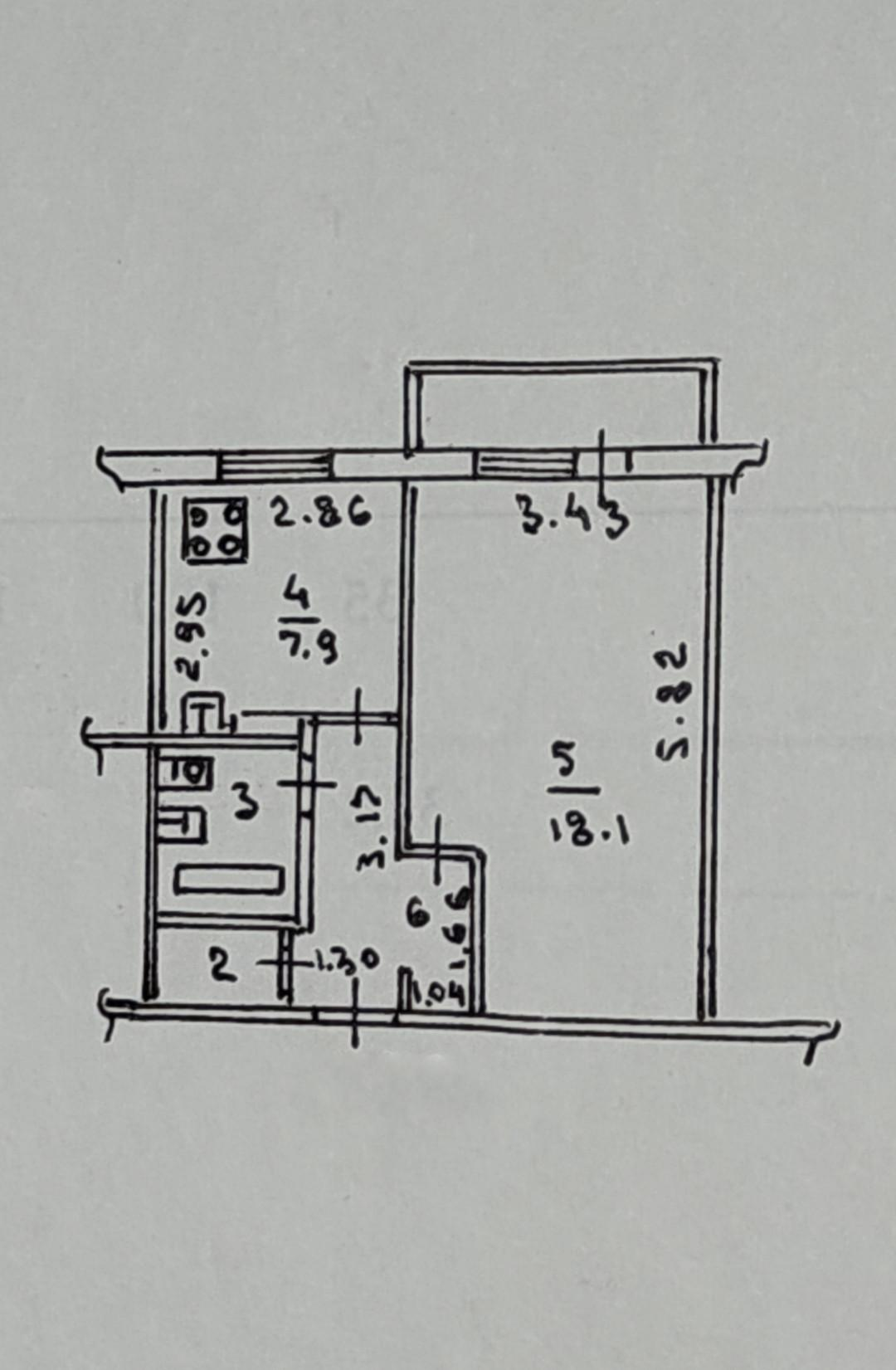 1-комнатная 35 м2 в ЖК undefined корпус null этаж 10